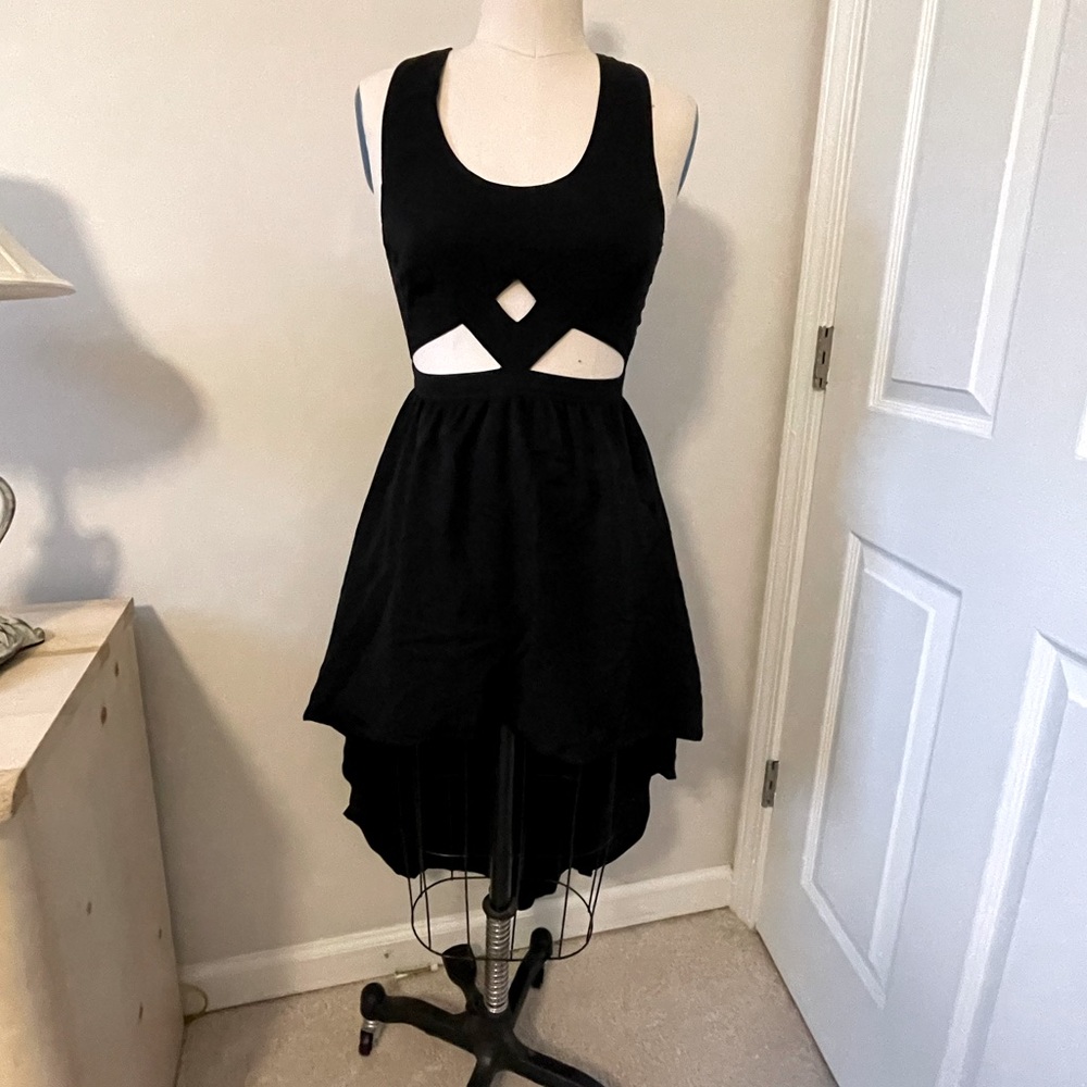 Keepsake extreme hi lo cut out dress
